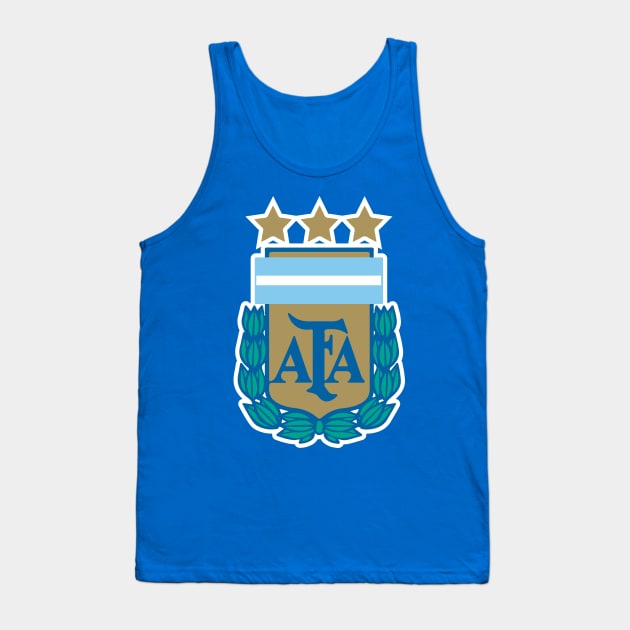 Argentina Campeon Qatar 2022, AFA world cup champion, tercera estrella Tank Top by laverdeden